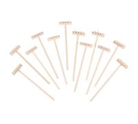 Hemobllo 12pezzi Attrezzi Da Giardino in Bambù Mini Rastrello Per Tavolo Da Sabbia Rastrello Per Meditazione Design Ragionevole Pratico e Facile Da Usare