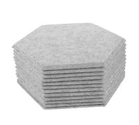 Hemobllo 12pezzi Pannelli Fonoassorbenti da Parete in Materiale Fonoassorbente Design Elegante e Moderno per Riduzione del Rumore Accessori per Sala Registrazione Ufficio e Casa