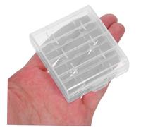 Hemobllo 12pezzi Scatola Per Batterie Portatile Per Batterie Aa e Aaa Custodia in Plastica Scatola Di Conservazione Trasparente Per e Viaggi