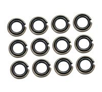 Hemobllo 12sets Kit Di Anelli Per Chiavi Percussione O-ring in Gomma Anello Di Ritegno Per Bussola Adatto Per Chiavi Elettriche e Pneumatiche Attacco Quadro