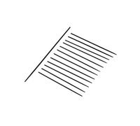 Hemobllo 13 pezzi Kit Molle per Perno e Clarinetto Aghi Flessibili Neri Accessori Riparazione Strumenti Materiale Resistente e Leggero per Musicisti e Fai da Te