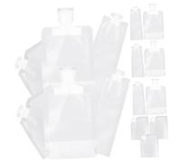 Hemobllo 15 pezzi Borse per Lozione Ricaricabili Contenitori Impermeabili per per Cosmetici e Toiletries