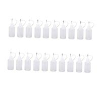 Hemobllo 15 Pezzi Bottiglie Dosatrici Olio con Punta Ago Precisa Contenitori Colla Squeeze in Durevole con Cappuccio Antispreco per Pittura Artigianato e Progetti Dettagliati