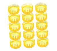 Hemobllo 15 Pezzi per Allevamento Api Plastica Resistente Gialli per Apicoltura Isolamento Affidabile e Facile da Trasportare Strumenti per Apicoltori e Gestione Outdoor