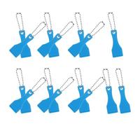 Hemobllo 15 Pezzi Raschietto per Biglietti della Lotteria in Plastico Blu, Riutilizzabile e Portatile, Strumento per Grattare Carte da Gioco e Giochi a Premi alle Feste