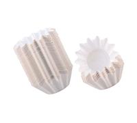 Hemobllo 150 Pezzi Pz Pirottini Muffin in Resistenti Al Grasso Usa e Getta e Termoresistenti per Cupcake Gelato e Dessert Bianco