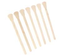 Hemobllo 150pezzi Bastoncini Cera Spatola e Bastoncini Cera Per Ceratura in Legno Estremità Arrotondate Per e Strisce