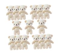 Hemobllo 15pezzi Orsetti Di Peluche Piccoli Bambole Morbide Ciondoli Da Appendere Forma Di Orso Decorazioni Per Auto e Casa Regali Per Amici e Familiari