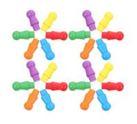 Hemobllo 180 Pezzi Pezzi Gioco da Tavolo in Legno, Pedine per Dama Cinese, , Sagoma Umana, per Giochi da Tavolo e Attività Ricreative, e Giovani