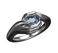 Hemobllo 1pezzi Anello Donna Creativo Leggero Metallo Di Decorativo Adatto Per Various Outfit Regalo Di San