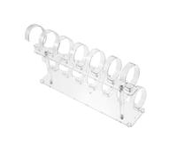 Hemobllo 1Pezzi Espositivo Rimovibile Acrilico Trasparente per Orologi Multi Stand con Base Antiscivolo per Vetrine e Controsoffitti