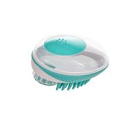 Hemobllo 1pezzi Spazzola Massaggiante Per Peli Animali Per Shampoo Per Cani e Gatti Realizzata in Materiale Elastico