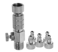 Hemobllo 1Set Accessori per Connettore Aerografo Sgancio Kit Raccordi per Tubi Aerografo Adatto Compressori Aria e Accessori per Aerografo