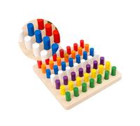 Hemobllo 1Set Educativo Legno per Allenamento Sensoriale per Sviluppo Intellettivo Resistente e Sicuro per Attività Montessori e Giochi
