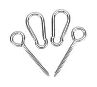 Hemobllo 1Set Ganci Oscillanti per Sospesa Accessori Fissaggio Super Resistenti per Sedute da Esterno per Danza e Yoga