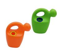 Hemobllo 2 Annaffiatoio da Spiaggia e Bagno Leggero in Plastica Colorata Verde e Arancione per e Bambine Divertente d per Relazione Genitore Figlio