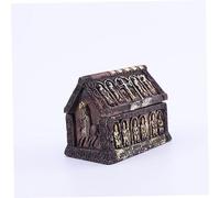 Hemobllo 2 Decorazioni Miniature Halloween Coffin in Resina Micro Paesaggio per Tema Accessori per Villaggi in Miniatura Regalo per e