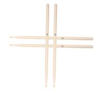 Hemobllo 2 paia Bacchette per Batteria in Acero Resistenti per Percussioni Design Semplice Antiscivolo per Pratica Sul Palco