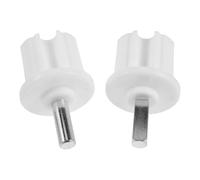 Hemobllo 2 Pezzi Adattatore per Rullo Tendalino da 60mm Connettore Quadrato a Tondo in Plastico e Ferro, Supporto Solido e Design Preciso per Balconi e Uso Fai-da-te