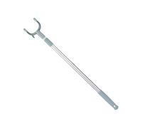 Hemobllo 2 pezzi Asta Stendibiancheria Estensibile in Alluminio Asta Bucato Regolabile per Armadio con Forte Capacità di Carico Resistente e Facile da Estendere per Uso