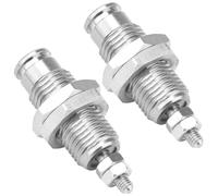Hemobllo 2 Pezzi Cilindro Pneumatico Mini Filettato Maschio Cjpb6-15 Rame | Tipo Ago Stelo a Bullone, Movimento Lineare Preciso, Struttura Compatta Argento, per Posizionamento Industriale
