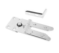 Hemobllo 2 Pezzi Connettore Componibile Staffa in Metallo Heavy Duty per Collegamento Mobili Clip con Denti per Fissaggio e Stabilità Adatta per Sezionali e Braccioli Scorrevoli