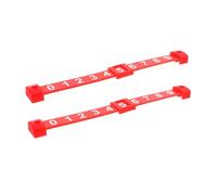 Hemobllo 2 pezzi Contatore Punteggio Calcio Balilla Resistente Indicatore Numerico Accessorio Multifunzionale per Giochi da Tavolo