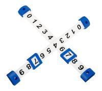 Hemobllo 2 Pezzi Contatore Punteggio Calcio da Tavolo in Plastico, Segnapunti Compatto e Facile da Conservare per Accessori Calcio e Giochi da Tavolo