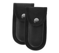 Hemobllo 2 pezzi Custodia Nylon Organizer Portatile per Utensili Design da Cintura e Resistente Urti per Coltellini e Compatti