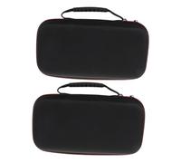 Hemobllo 2 Pezzi Custodia Portatile per Microfono Wireless in Eva Nero, Resistente e Protettiva Dalla Polvere, Borsa per Trasporto Microfono da Viaggio per Famiglia e Amici