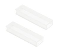 Hemobllo 2 pezzi Cuvette da Laboratorio in Vetro per Spettrofotometria Analisi Spettrale Strumento Scientifico per Esperimenti