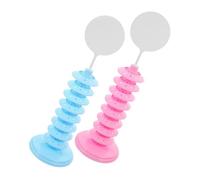 Hemobllo 2 pezzi Espositore Lecca-lecca in Plastica Multistrato con Cartellino Pubblicitario Supporto Cake Pop per Feste Compleanni Matrimoni Organizer Dolci con Espositivo