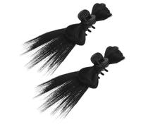 Hemobllo 2 Pezzi Fermagli Artiglio per Chioma con Chignon Spettinato Accessorio per Chioma Finti Sintetici Clip Parrucca Leggera per Styling Femminile in Ufficio Feste e Uso Quotidiano