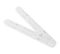 Hemobllo 2 Pezzi Guide Scorrevoli per Cassetto in ABS, Robuste e Flessibili | Armadio, Cucina e Bagno, Montaggio Inferiore, Accessori per Mobili, Uso Quotidiano, Finitura Bianca