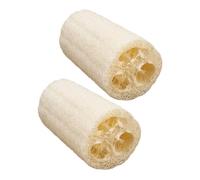 Hemobllo 2 pezzi Loofah Esfoliante Naturale per Bagno e Doccia Spugna Massaggiante in Vegetale Asciugamano da Bagno Esfoliante per Liscia e Pulizia Delicata