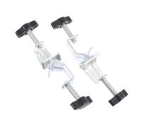 Hemobllo 2 pezzi Morsetti Boss Head Regolabili in Ferro per Laboratorio Clip Supporto Angolo Retto per Staffe Chimiche Resistenti e Facili da Usare