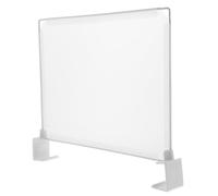 Hemobllo 2 Pezzi Pannello Divisorio per Scrivania Clip 3,35x1,97 Pollici | Metallo e Plastica, Installazione Semplice, Riduzione Disturbi, per Aula e Postazioni su Tavolo