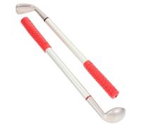 Hemobllo 2 pezzi Penne Sfera da Golf in Metallo Penne Sottile e Leggere Forma di Mazza da Golf Regalo Divertente per Scrivania e Ufficio Ricarica Inclusa Nero e Rosso
