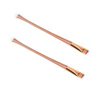 Hemobllo 2 pezzi Pennelli Eyeliner e Sopracciglia Pennello Obliquo Ultra Sottile per Trucco Occhi e Effetto Pelo Naturale Manico Comodo e Leggero per Uso Personale e Regalo Femminile