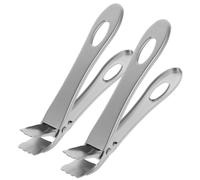Hemobllo 2 Pezzi Pinze in Acciaio Inossidabile per Sollevare Piatti e Ciotole Resistenti al Calore, Clip Anti-scottatura per Cucina e Bar, Utensile Pratico e Durevole
