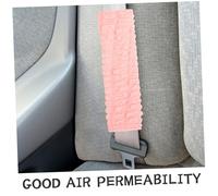 Hemobllo 2 pezzi Protezione Cintura di Sicurezza Auto Morbidi Cuscinetti Spalla Traspiranti per Donna Copertura Estiva Allungata per Protezione Collo e Comfort Durante la Guida