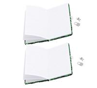 Hemobllo 2 Pezzi Quaderno Paillettes Calcio con Lucchetto e Chiave Diario Reversibile Tema Football per Ragazzi e Ragazze Taccuino Righe per Scuola e Viaggio Verde Compatto e Sicuro