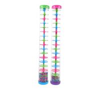 Hemobllo 2 Pezzi Rain Stick Toy Musical Sensory Instrument Spiral Rain Sound Maker For Early Cognitive Development And Group Play