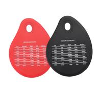 Hemobllo 2 pezzi Raschietto per Pasta e Crema con Scala Spatola in Silicone e Acciaio per Impasto e Dolci Leggero e Portatile per Cucina Professionale e Domestica