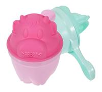 Hemobllo 2 Pezzi Shampoo Doccia a Forma di Cartone Animato, Leggero e Resistente in Pp e Tpe, Tazza Cascata per Bagnetto Facile e Sicuro