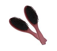 Hemobllo 2 pezzi Spazzola Massaggiante per con Setole Morbide Legno con Cuscino Aria Pettine Antistatico per e Accessorio per Massaggio Delicatamente Capelluto e