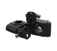 Hemobllo 2 Pezzi Supporto per Faro Moto, Supporto Faro Anteriore della Forcella, 18-32mm, Lega e Plastica, Nero, per Bike e Scooter, Guida Notturna e Maltempo