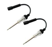 Hemobllo 2 pezzi Tester di Accensione per Candele Controllo Rapido Bobina Accensione Auto e Moto Strumento Diagnostico Inline Materiale Resistente e Facile da Usare