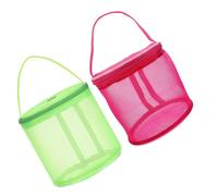Hemobllo 2 Pezzi Yarn Tote Bag in Mesh for Knitting And Crochet Portable Breathable Organizer for Craft Yarn Storage Tangle Holder Travel And Home Projects