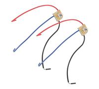 Hemobllo 2 Pz Interruttore rotante lampada scrivania valvola di intercettazione della lavatrice lampade da tavolo piatti di carta alla fragola manopola Metallo pomello proiettore plastica